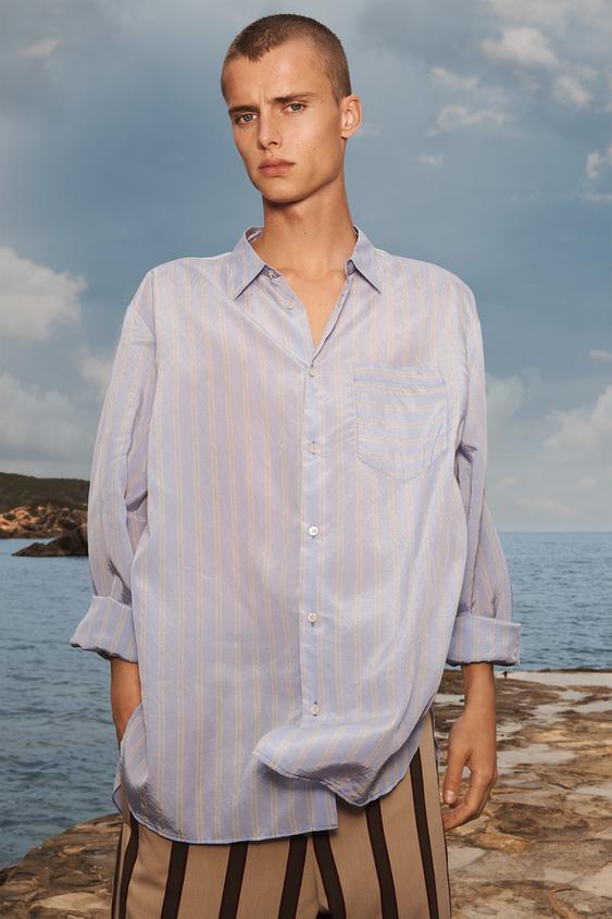 CHEMISE FLUIDE RAYURES LIMITED EDITION