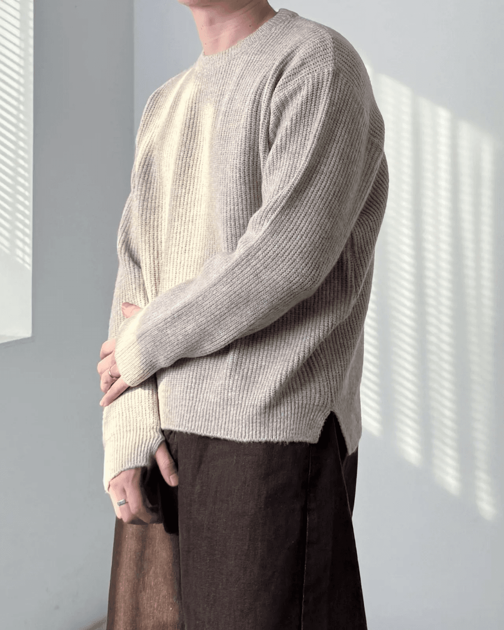 NLR 맨즈크롭 핸드워머 니트(4C)