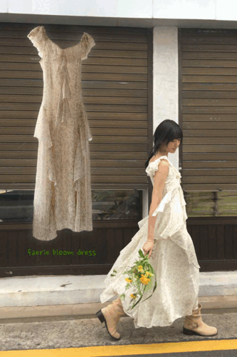 [Best] faerie bloom dress (lavender cream)