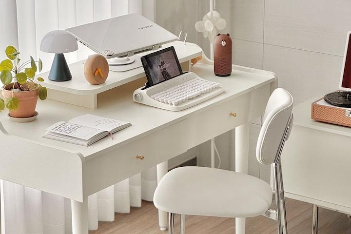 스칸딕 원목 책상 1200