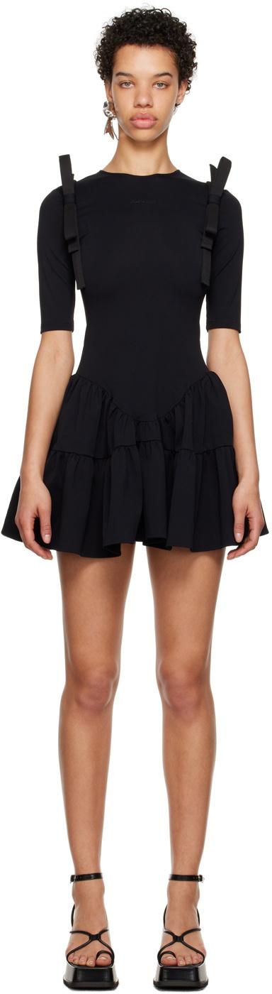 Shushu/Tong Black Flared Minidress