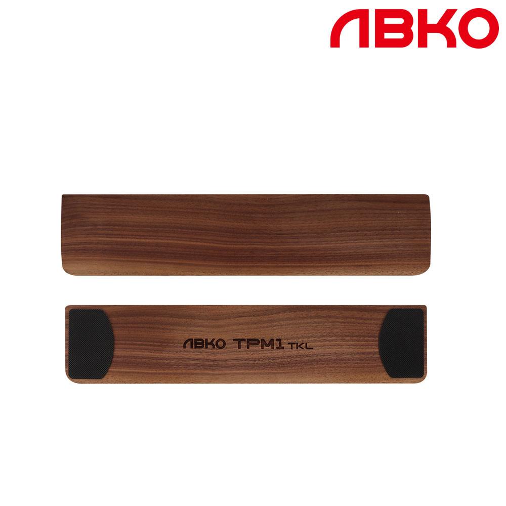 앱코 TPM1 TKL 어고노믹 월넛 팜레스트 키보드 손목받침대