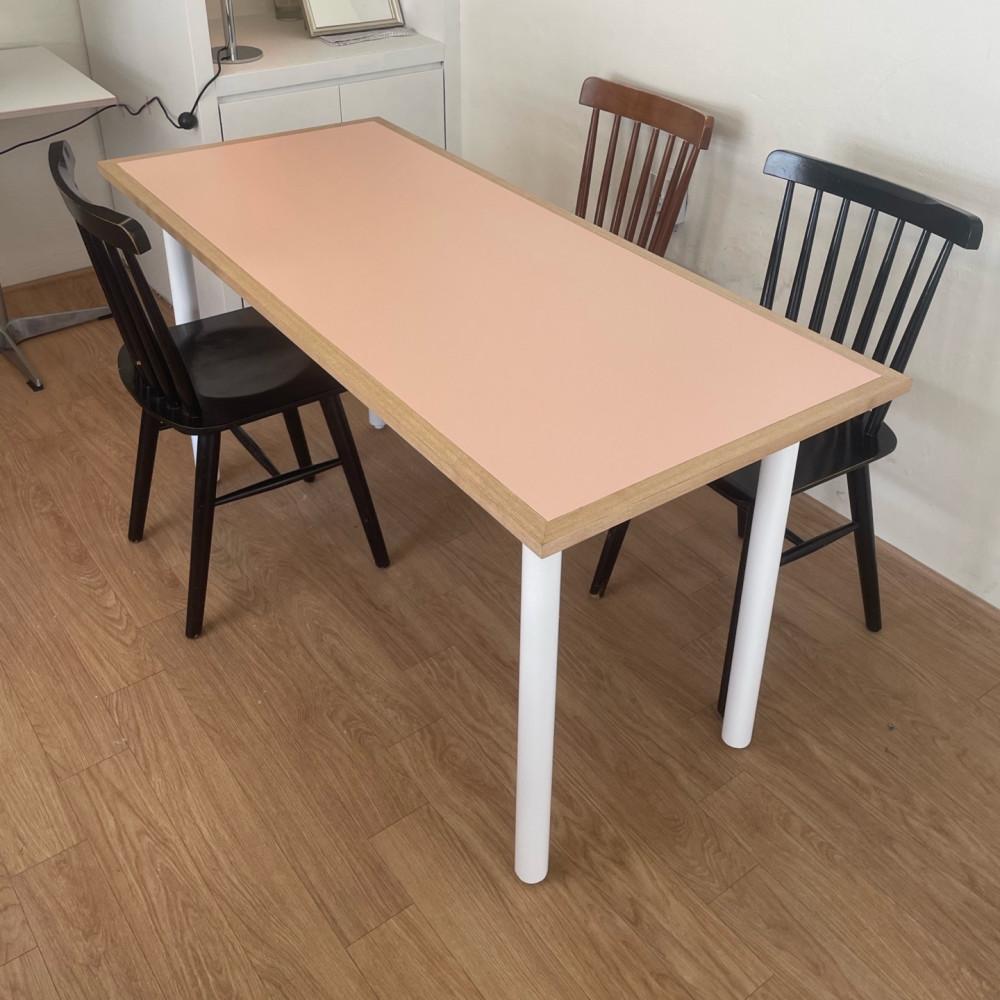 [930퍼니처] 플레인테이블 카페 인테리어 HPL 호마이카 식탁 테이블 4인 6인