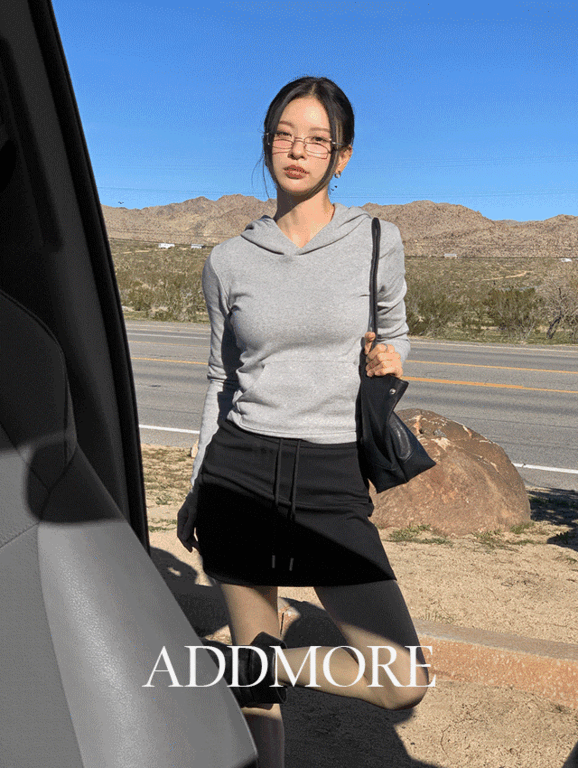 에드모어 [🌷티셔츠/긴팔티][에드모어] mts752 브녹 슬림 후드 티셔츠