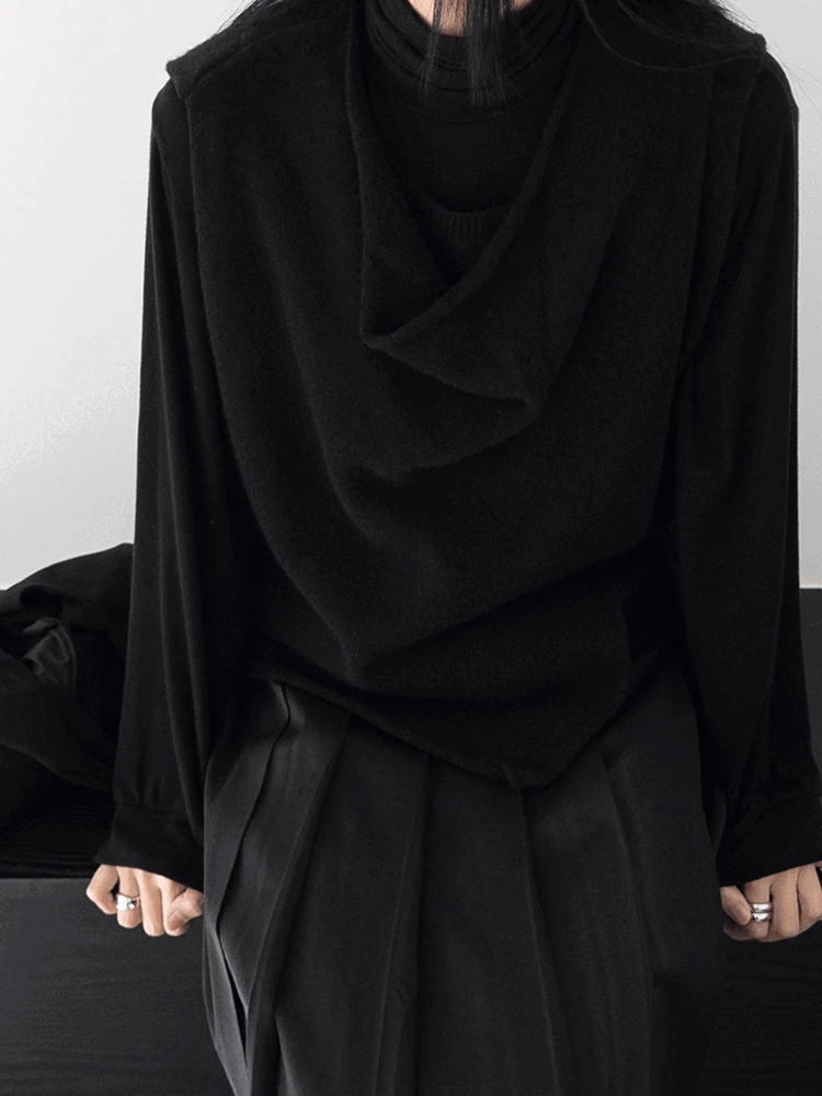 드레이프 니트 베스트