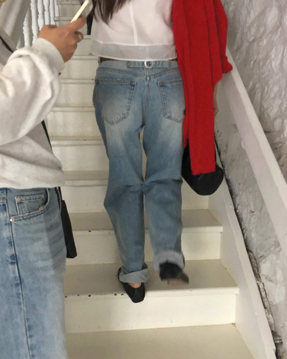 26SS MK PICK! 꼭 사템*) BACK BUCKLE POINT DENIM PANTS (2COLOR)