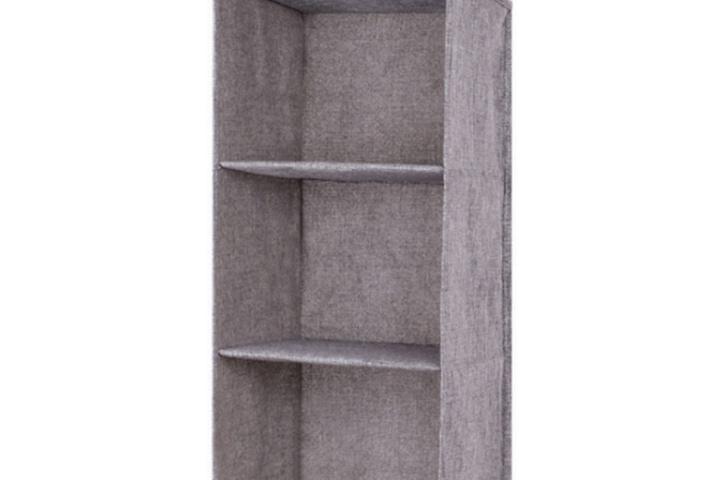 옷장 행거 수납함 (3칸) 옷 걸이 정리 트레이 모자 정리함