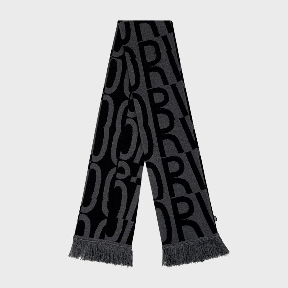 JACQUARD TWO-SIDED MUFFLER (SMOKE)