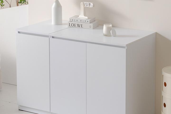 아우라 와이드 광폭 속깊은 수납장 1200