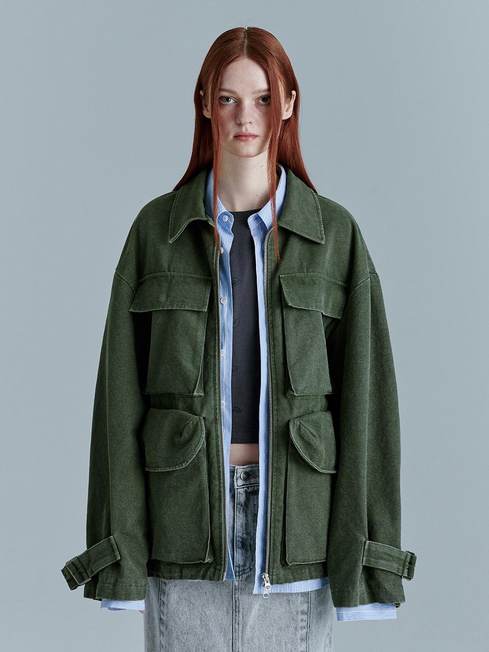 UTILITY JACKET_khaki