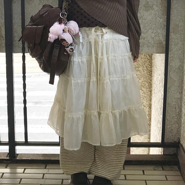 포엔 아일렛 스커트 ( poen eyelet skirt )