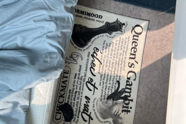 퀸스갬빗 미드센추리 모던 발매트 러그 2size