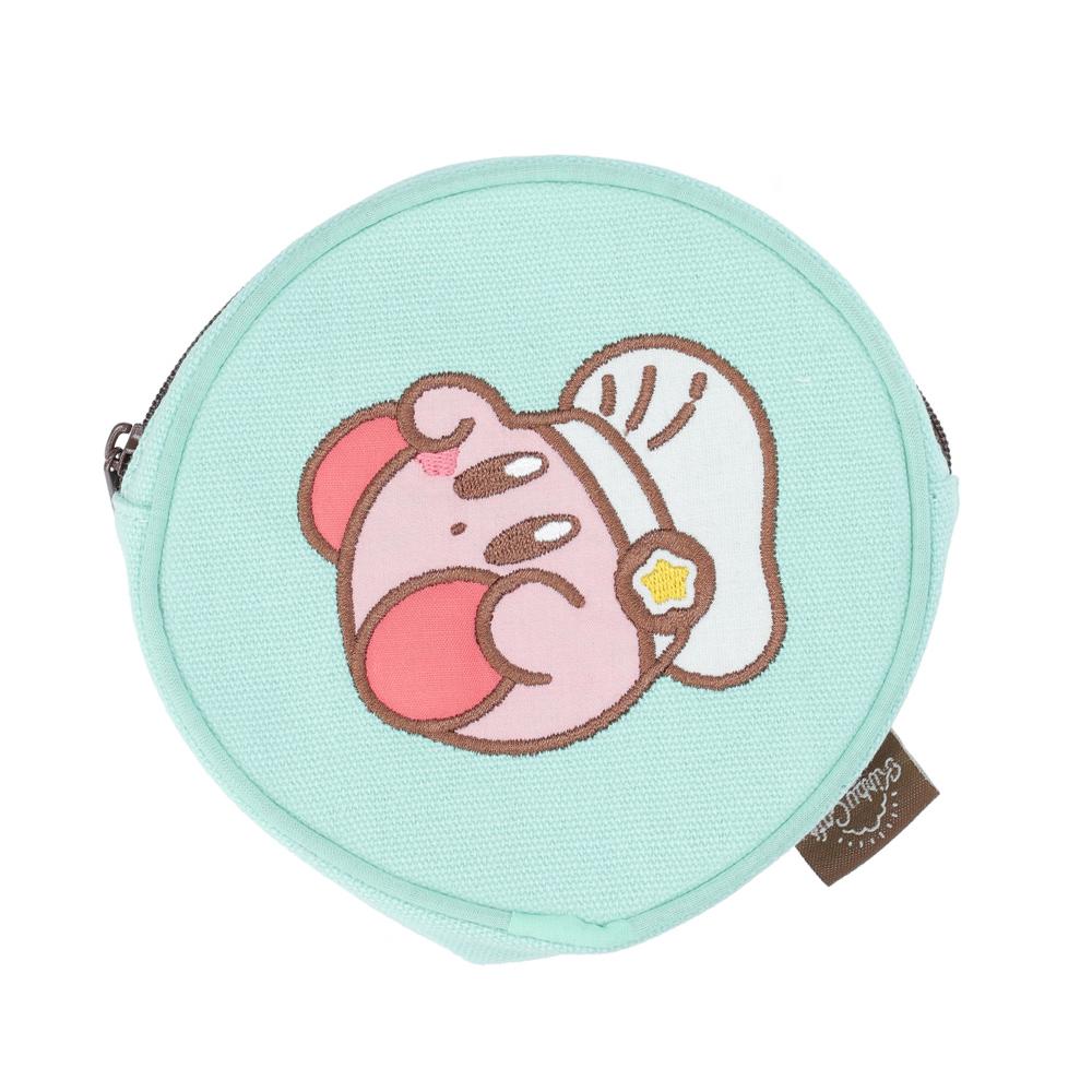 커비 카페 커비 자수 미니 파우치