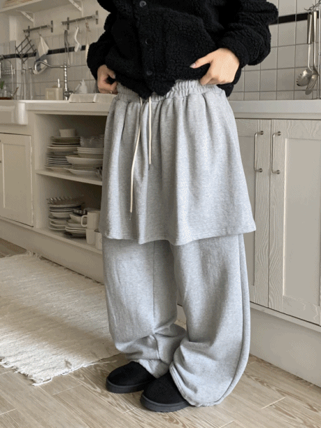 [MD 추천!] 코루 스커트 스웻 PT (2 color)