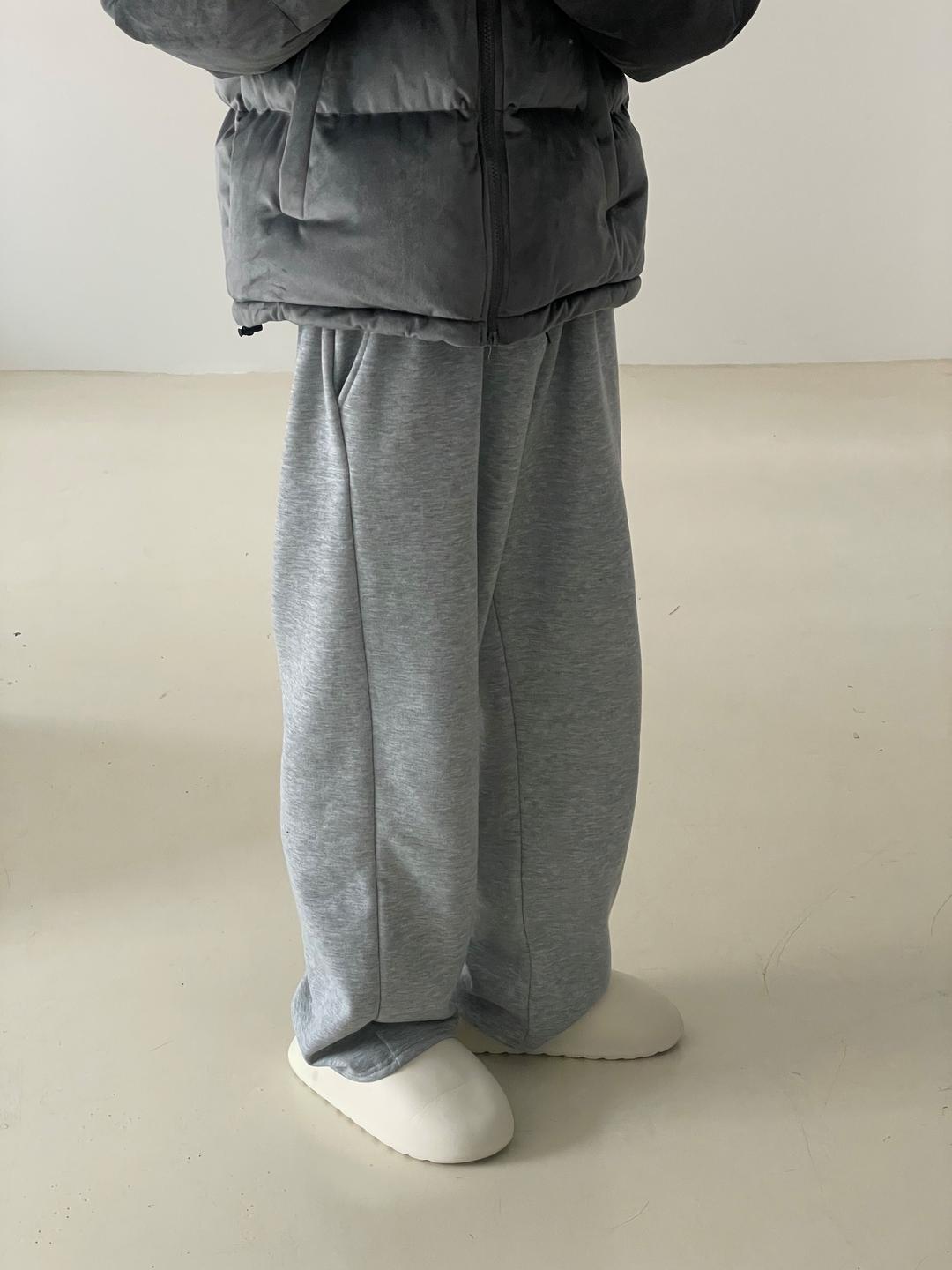 (1+1 이벤트) Comfy pants 남자 와이드 스웻 트레이닝 추리닝 바지 통큰 팬츠