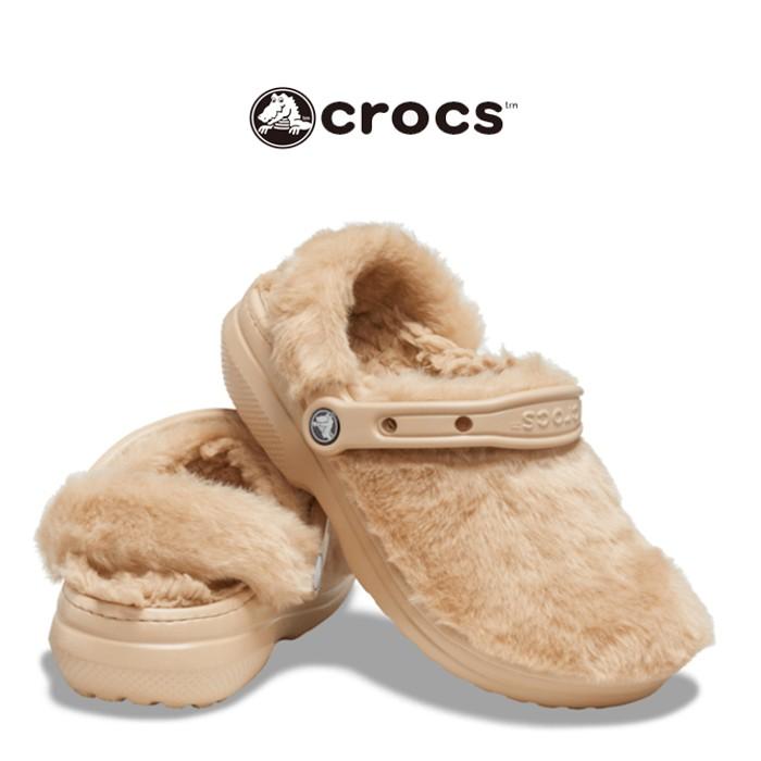 [해외]          크록스 클래식 퍼 슈어 털슬리퍼 털신 남여공용 CROCS CLASSIC FUR SURE