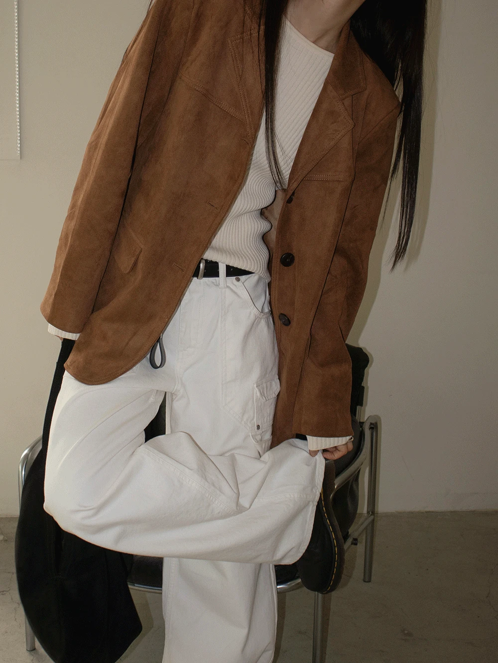 SUEDE OVER JACKET (2COLORS)