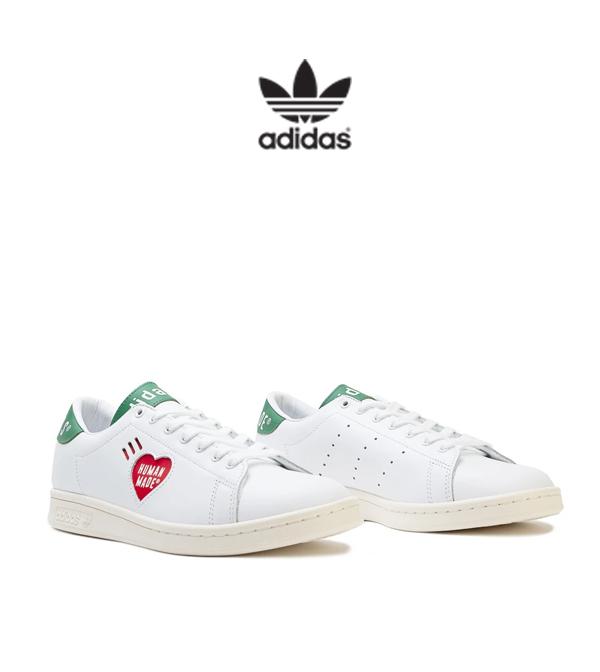 [해외] 아디다스 X 휴먼 메이드 스탠 스미스 화이트 그린 FY0734
