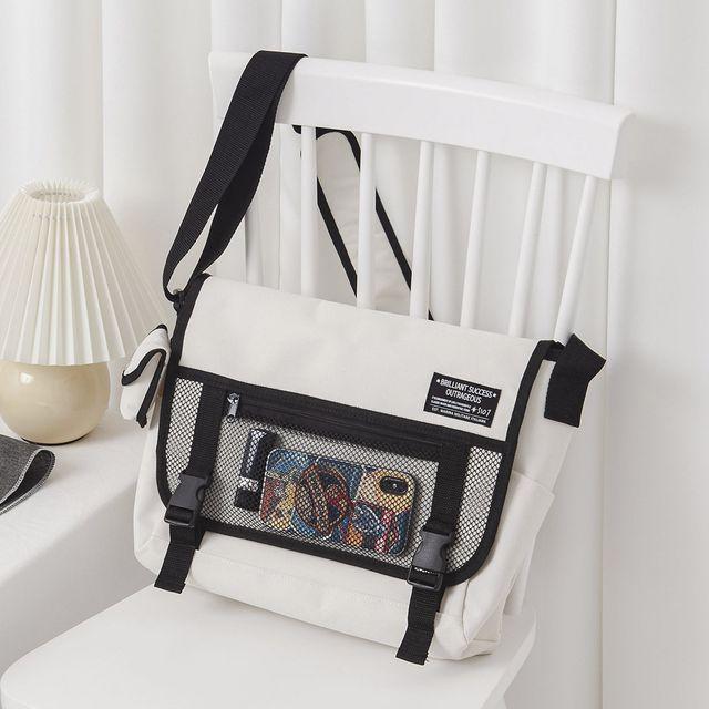 [당일출고] 2color 미니파우치 크로스 메신저백 EBA091