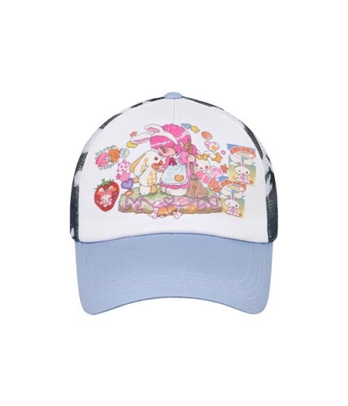 유쓰배쓰(YOUTHBATH)  YB X Oliwa Mesh Trucker Cap_LIGHT BLUE - 사이즈 & 후기 | 무신사