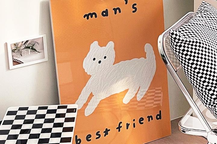 아티스트 밥상 액자 접이식 테이블 600x800 25가지 디자인