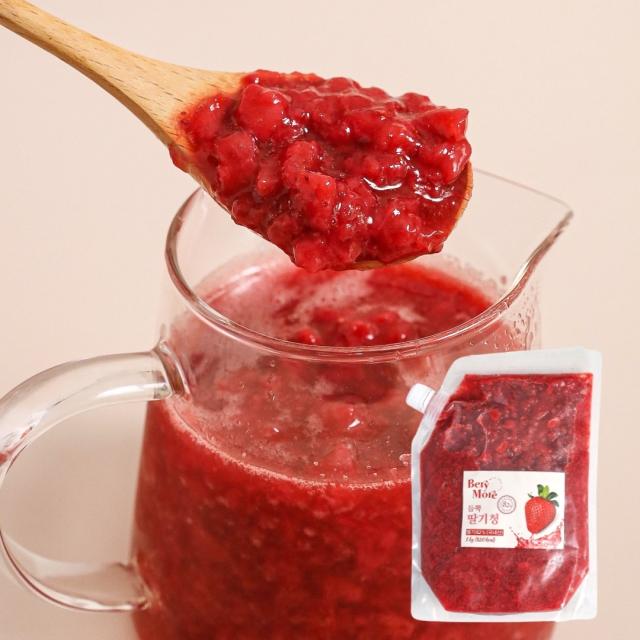 [★특가] 논산딸기 82% 듬뿍 딸기청 1kg