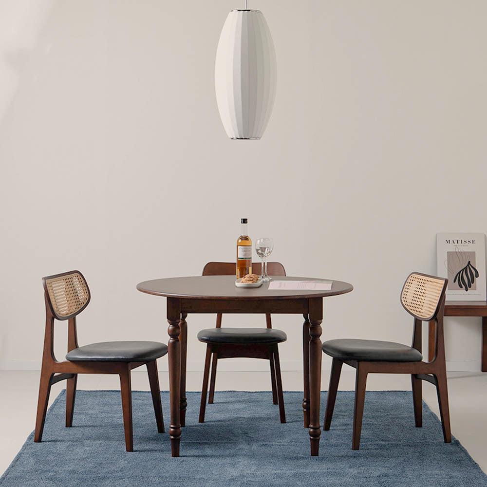 (기획)라움에스알 베니스 빈티지 원형 엔틱 식탁 카페 테이블 600 800