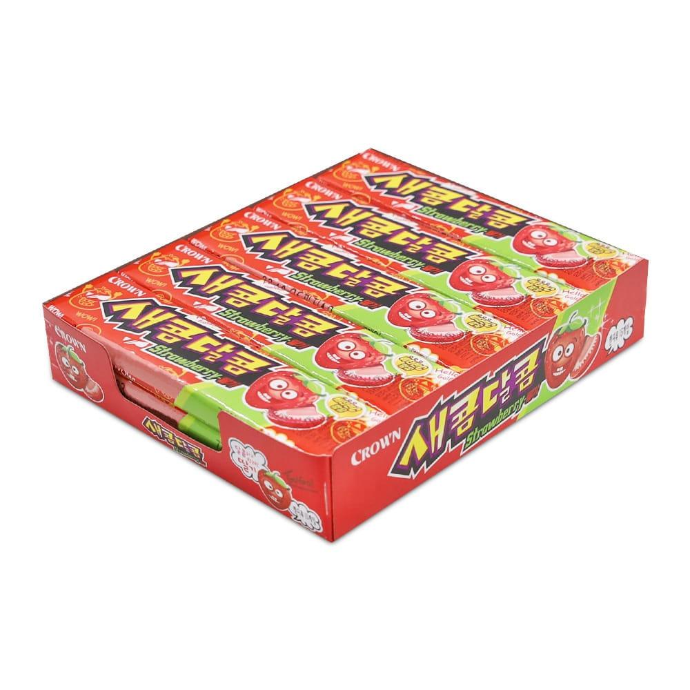 크라운 새콤달콤 딸기 29gx15개 (1통)