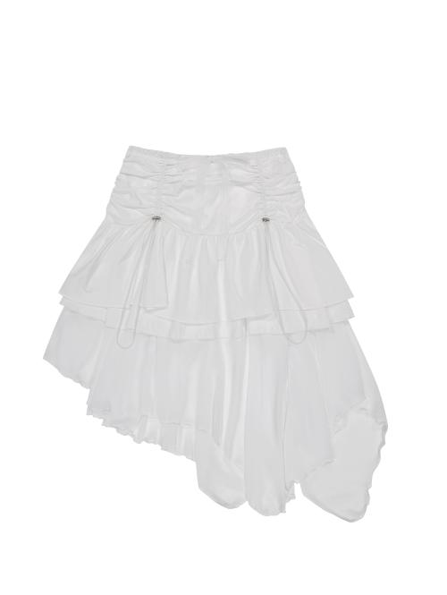 LAYERED CHIFFON SKIRT [WHITE]