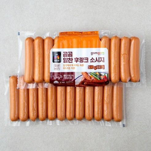 곰곰 알찬 후랑크소시지, 500g, 2개입 - 햄/소시지 | 쿠팡