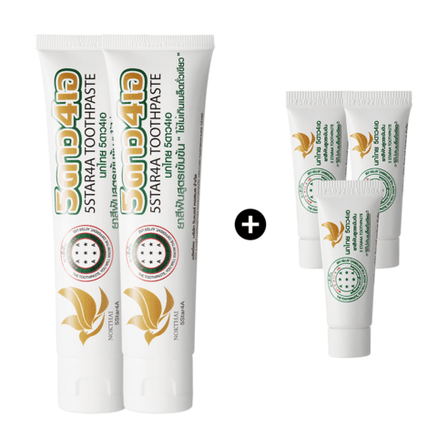 [5star4A] 태국 콩알 치약 본품70g 2개+여행용8g 3개 - 치약 | 쿠팡