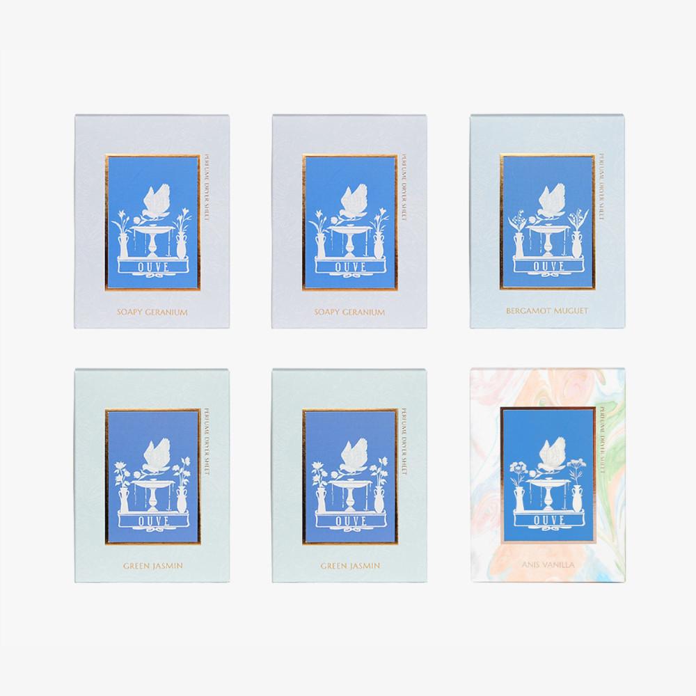 [7월] 우브에 퍼퓸 건조기시트 40매 x 6개(240매,향 선택)