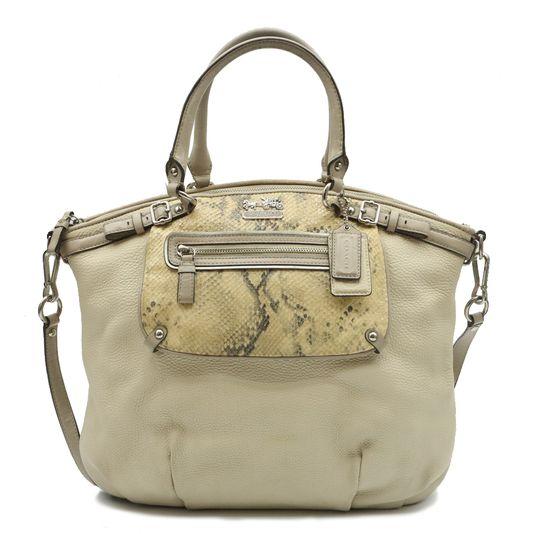 Coach(코치) 19630 매디슨 엠보싱 이그조틱 스펙테이터 포켓 LINDSEY 사첼 백