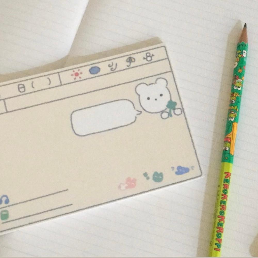 히나쿠우。오늘의 일기 메모지 (노)