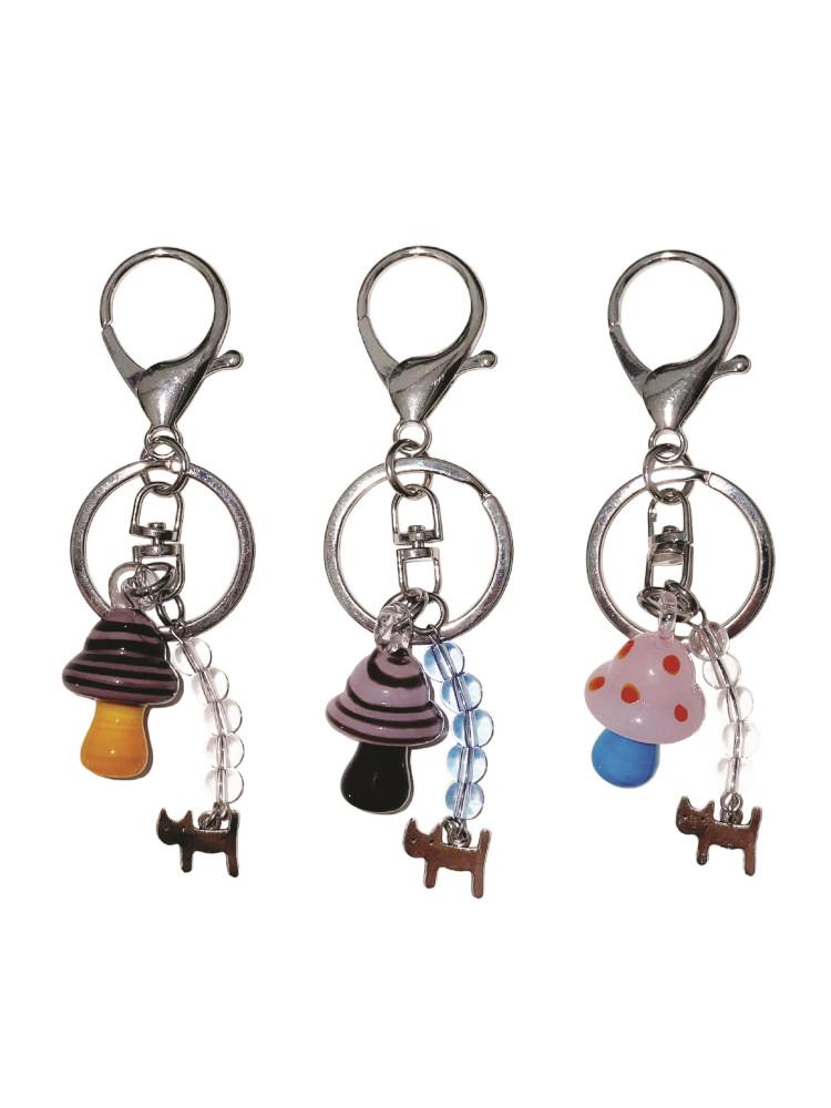 Mushroom Gatto Keyring