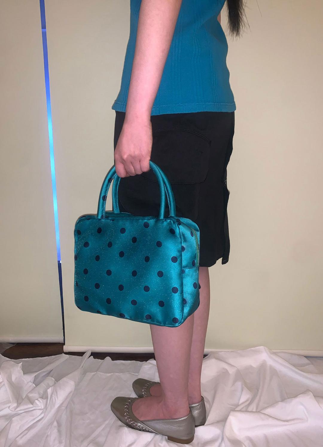 [PRE-ORDER 7/1~] Polka Dot Bag (green)