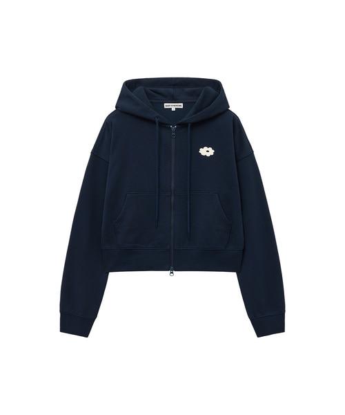 ESSENCIAL TWO WAY HOODIE ZIP UP navy