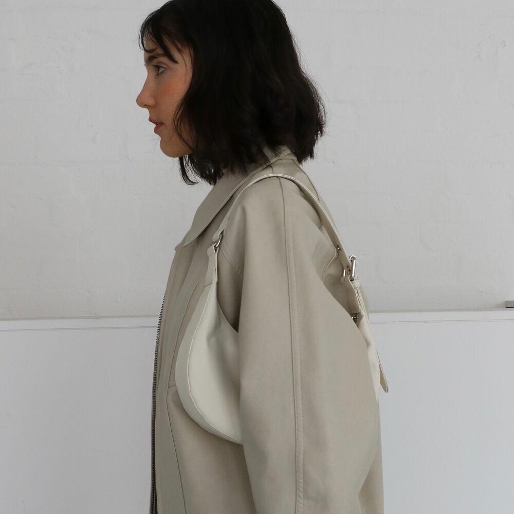 buckle nylon hobo bag (3 colors)