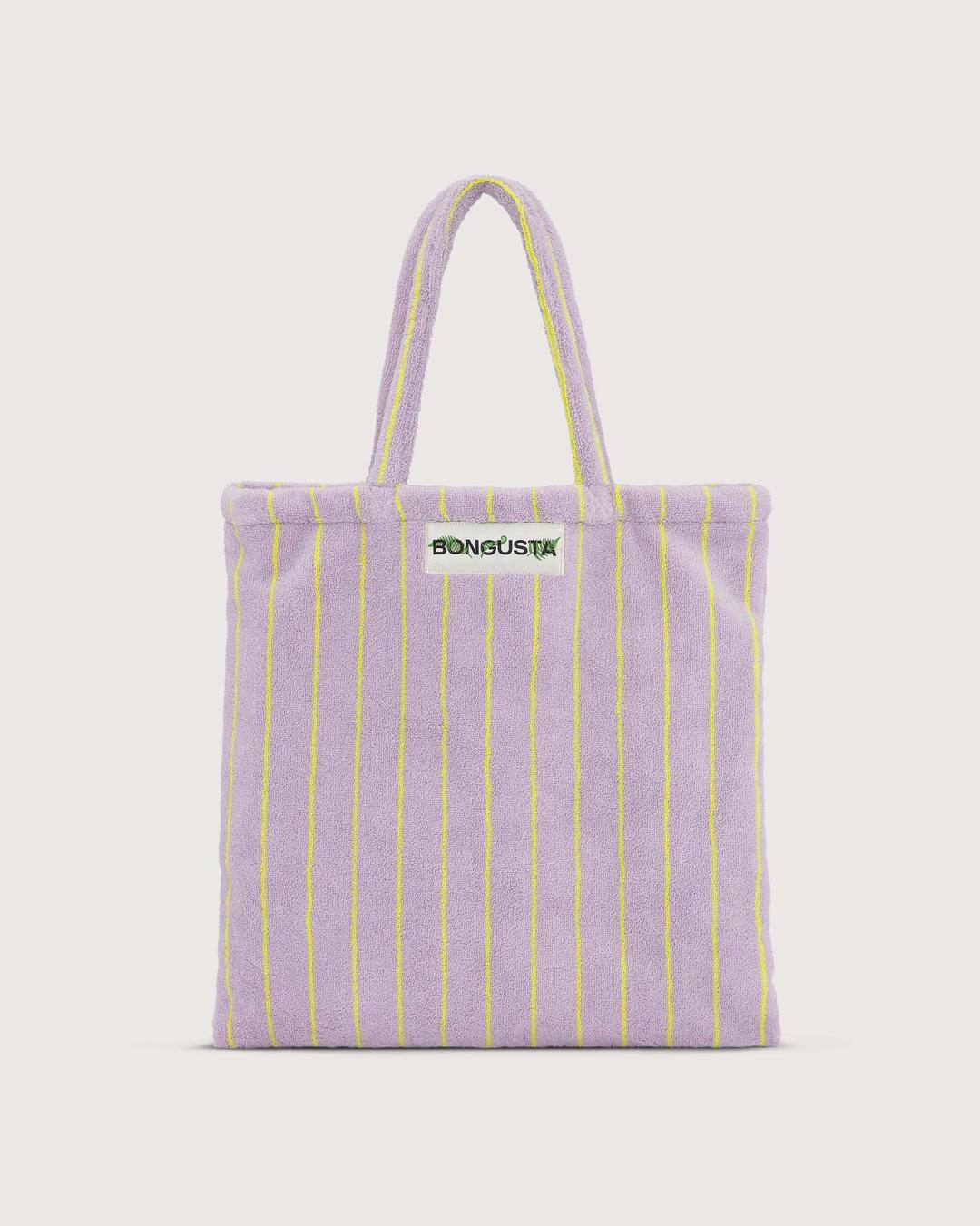 Naram Tote bag - Lilac & Neon yellow