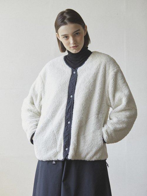 우먼 free 보아 리버시블 자켓