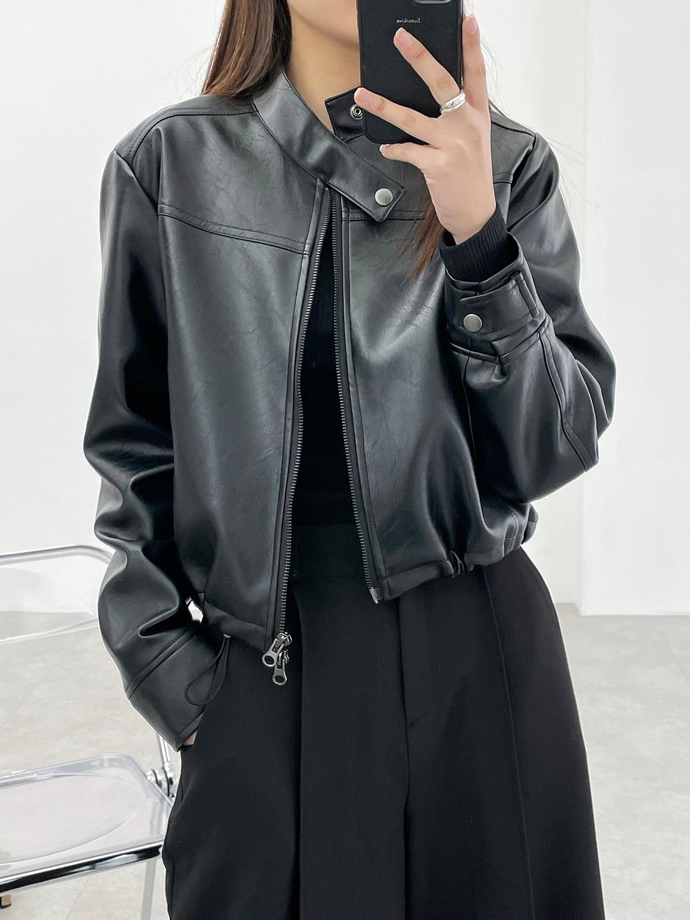china string leather jacket