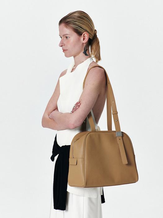 Midnight Boston bag _Beige