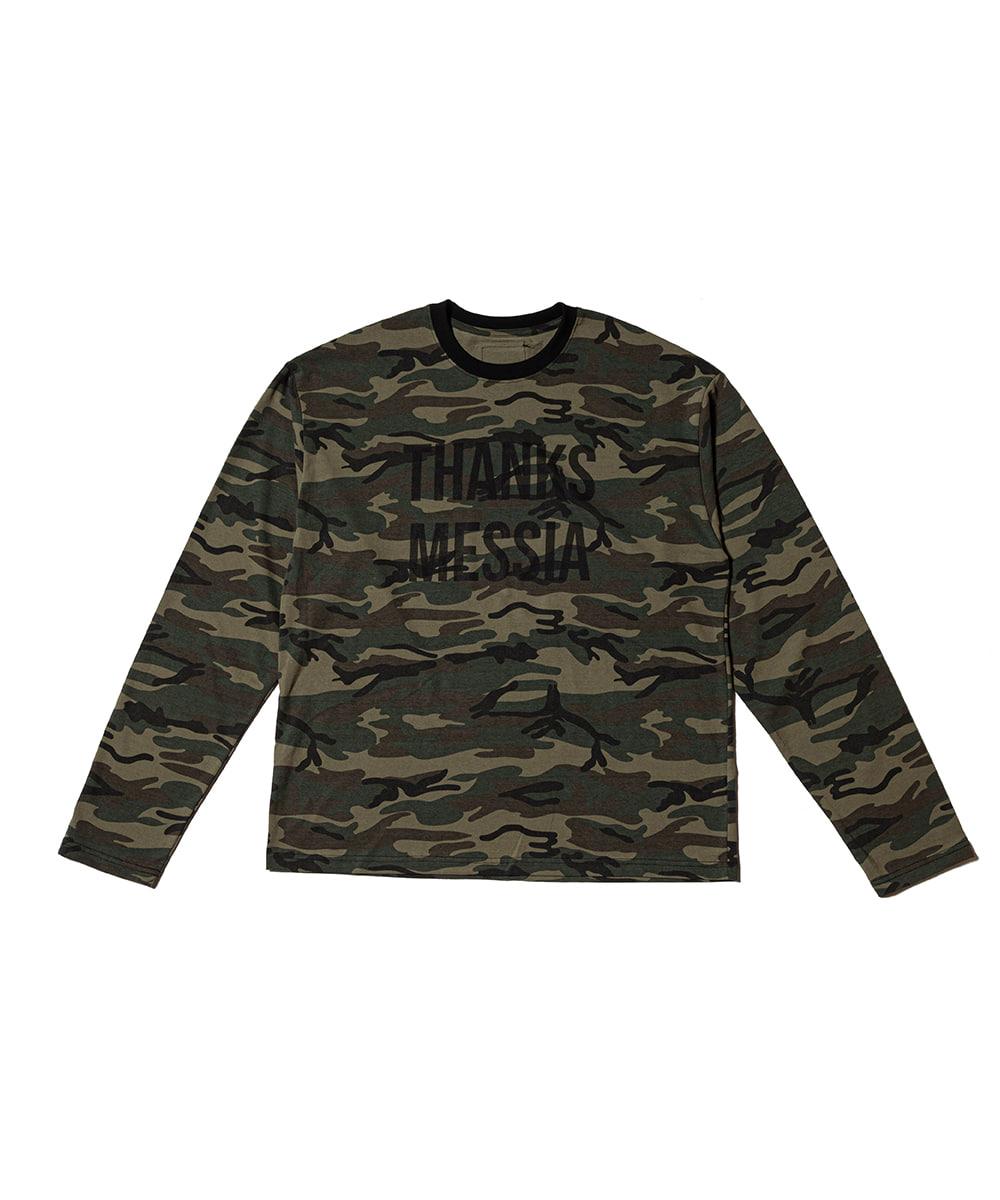 CAMO LOGO LONG SLEEVE-OLIVE
