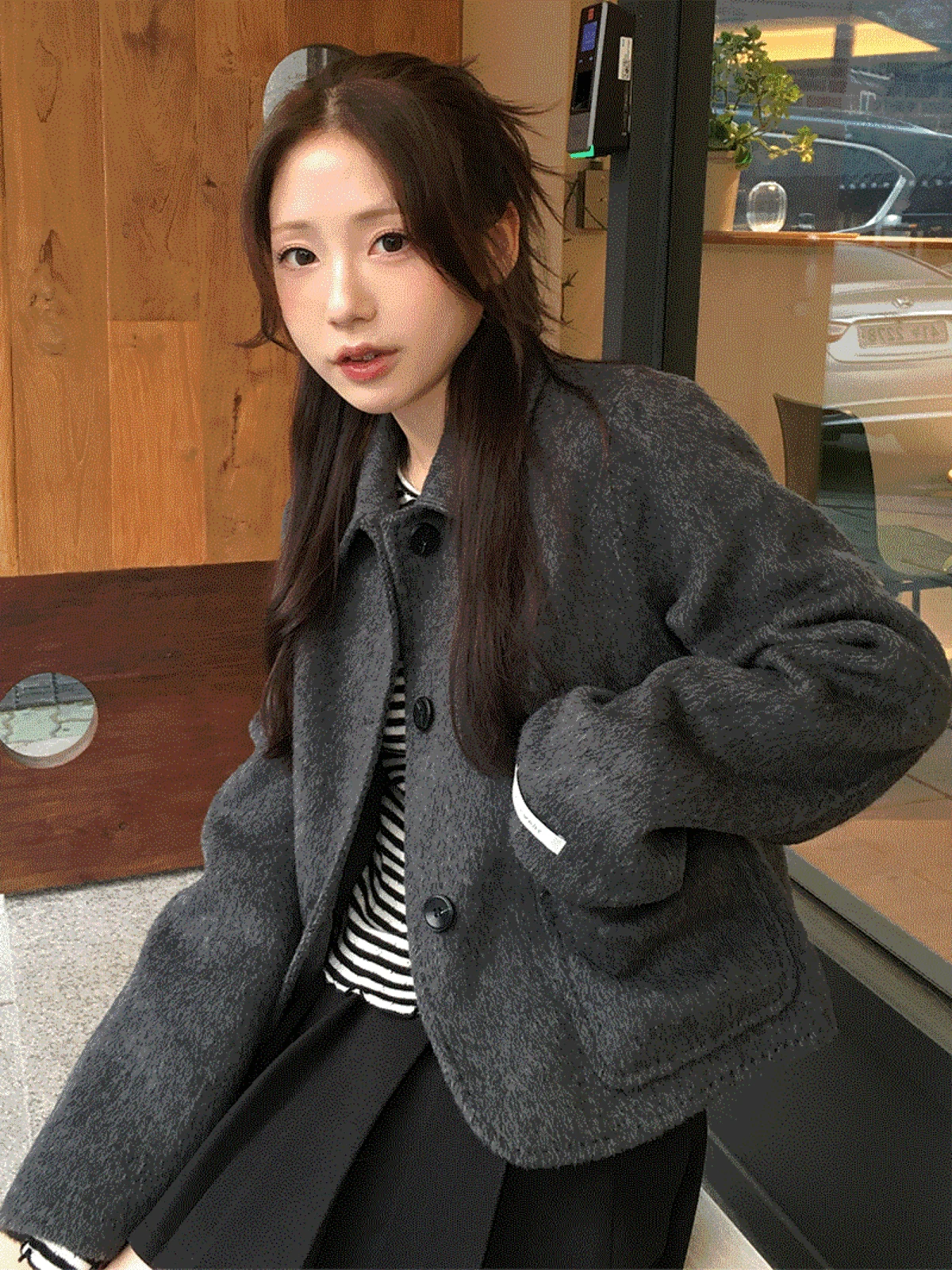 [울70%]베네 핸드메이드 숏 자켓