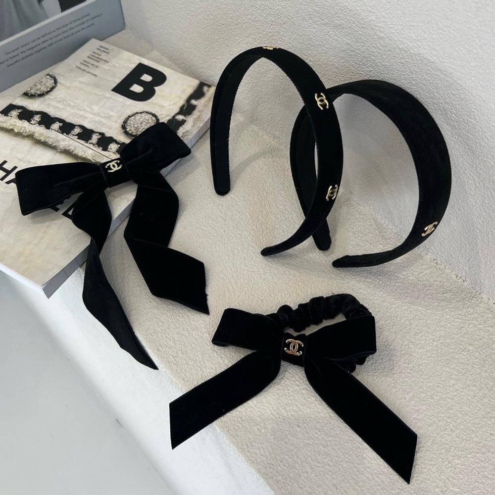 샤 벨벳 헤어밴드,리본핀,리본곱창