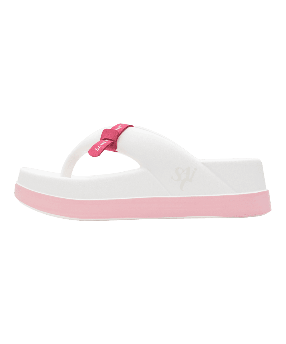 [SEASON OFF] 버블 플랫폼 6cm 통굽 배색 쪼리 플립플랍 3color