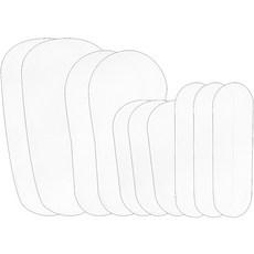 다크니스 브러시 커버 10종 세트, 반투명, 1세트