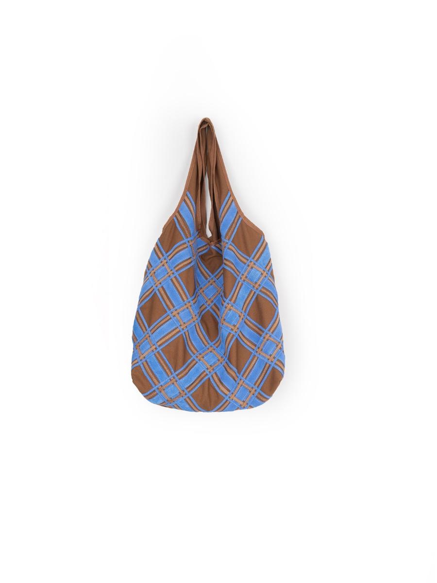 YMW check shoulder bag