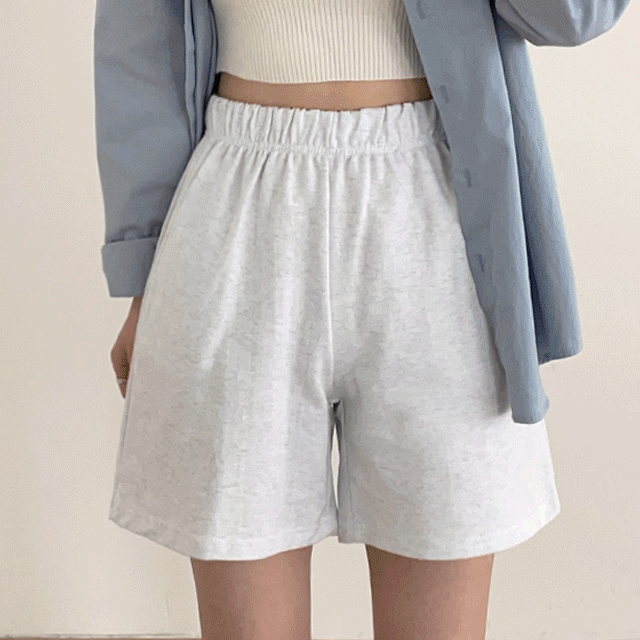 (숏&기본ver) (1+1할인!) 이지핏 썸머 밴딩 트레이닝반바지 4color