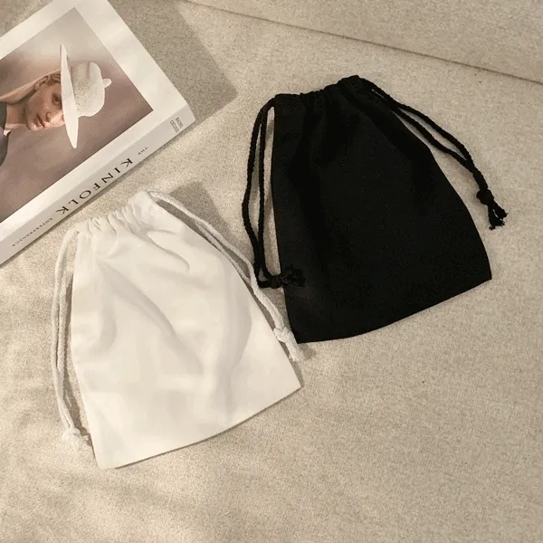 [1+1할인/당일출고] 무지 복조리 파우치 화장품파우치